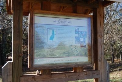 Musgrove Mill State Historic Site Marker image. Click for full size.