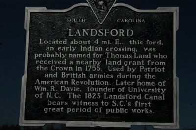 Landsford / Landsford In The Revolution Marker image. Click for full size.