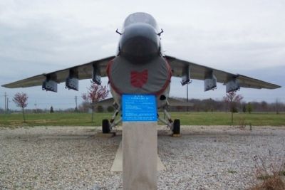 A-7D "Corsair II" and Marker. Click for full size. A-7D "Corsair II" and Marker image. Click for full size.