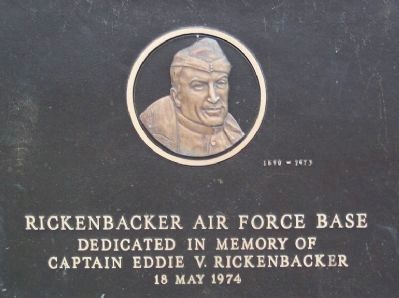 Rickenbacker Air Force Base Marker image. Click for full size.