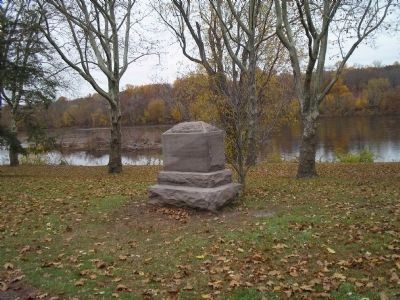 Marker on the Delaware River image. Click for full size.
