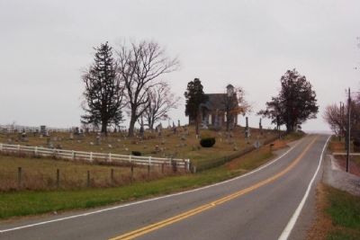 Mt. Tabor Church and Cemetery. Click for full size. Mt. Tabor Church and Cemetery image. Click for full size.