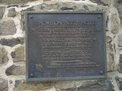 Thompson-Neely House Marker. Click for full size. Thompson-Neely House Marker image. Click for full size.