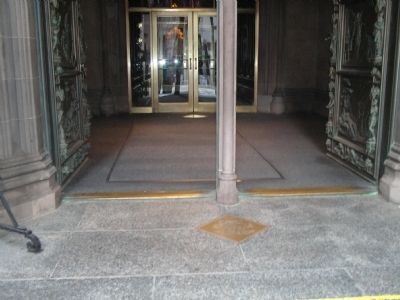 Marker at Trinity Church. Click for full size. Marker at Trinity Church image. Click for full size.