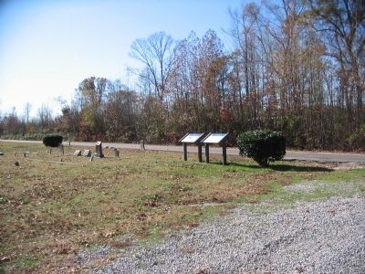 Ream's Station Markers at the Oak Grove Church image. Click for full size.