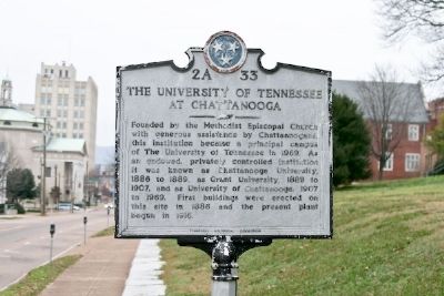 The University of Tennessee at Chattanooga Marker image. Click for full size.