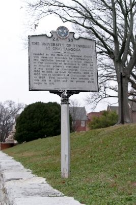 The University of Tennessee at Chattanooga Marker. Click for full size. The University of Tennessee at Chattanooga Marker image. Click for full size.