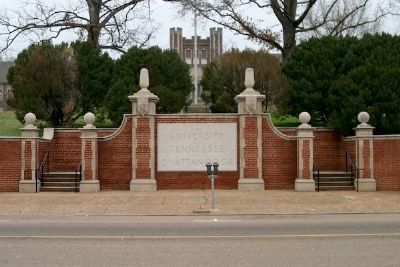 Entrance to The University of Tennessee at Chattanooga. Click for full size. Entrance to The University of Tennessee at Chattanooga image. Click for full size.
