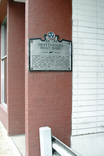 Chattanooga Daily Rebel Marker