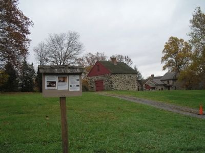 Marker on the Brandywine Battlefield Park. Click for full size. Marker on the Brandywine Battlefield Park image. Click for full size.