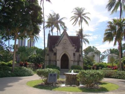 King William Charles Lunalilo Mausoleum and Marker image. Click for full size.