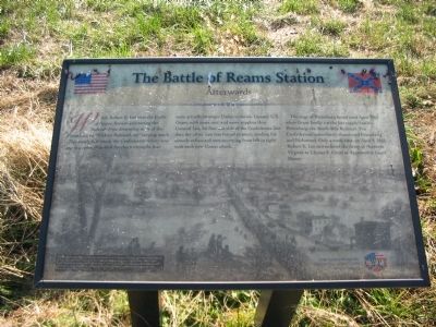 The Battle of Reams Station Marker. Click for full size. The Battle of Reams Station Marker image. Click for full size.