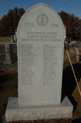 Fishing Creek Revolutionary / Confederate War Memorial Marker image. Click for full size.