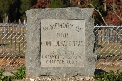 Fishing Creek Confederate Monument Marker image. Click for full size.
