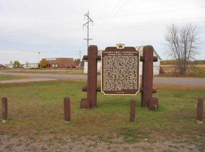 Nation's First Cooperative Generating Station Marker image. Click for full size.