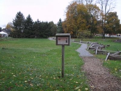 The Barns-Brinton House Marker. Click for full size. The Barns-Brinton House Marker image. Click for full size.