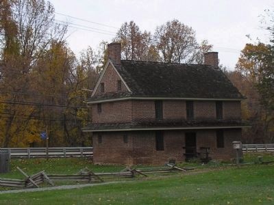Back of the Barns-Brinton House. Click for full size. Back of the Barns-Brinton House image. Click for full size.