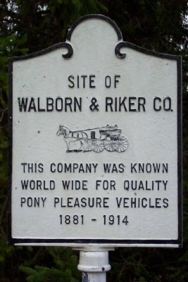 Site of Walborn & Riker Co. Marker image. Click for full size.