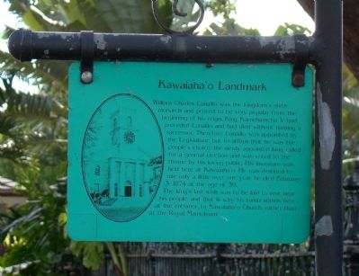Kawaiaha‘o Landmark Marker image. Click for full size.