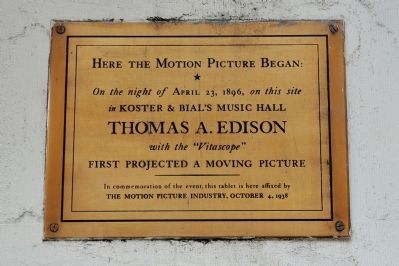 Motion Picture Marker image. Click for full size.