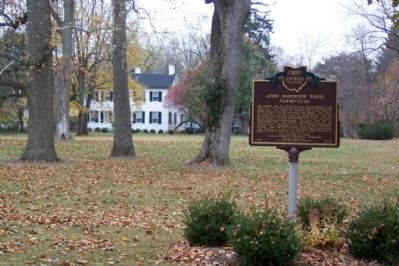 John Anderson Ward Farmstead / John Quincy Adams Ward & Edgar Melville Ward Marker. Click for full size. John Anderson Ward Farmstead / John Quincy Adams Ward & Edgar Melville Ward Marker image. Click for full size.