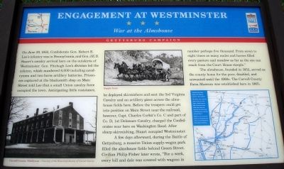 Engagement at Westminster Marker image. Click for full size.