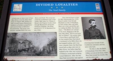 Divided Loyalties Marker. Click for full size. Divided Loyalties Marker image. Click for full size.