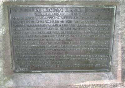 14th [Brooklyn] Infantry Monument image. Click for full size.