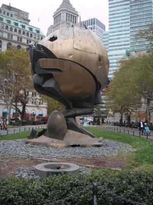 The Sphere and Eternal Flame. Click for full size. The Sphere and Eternal Flame image. Click for full size.