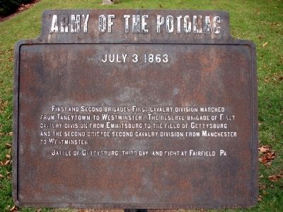 Army of the Potomac Marker image. Click for full size.
