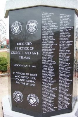 Hilliard Veterans Memoria image. Click for full size.