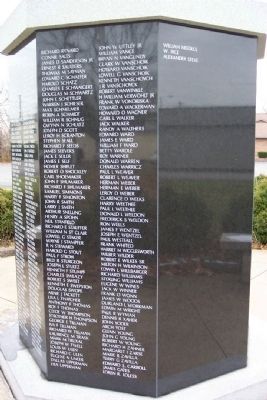 Hilliard Veterans Memorial. Click for full size. Hilliard Veterans Memorial image. Click for full size.
