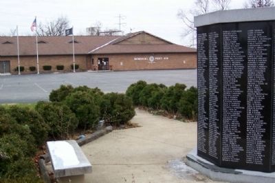 Hilliard Veterans Memorial and American Legion Post 614. Click for full size. Hilliard Veterans Memorial and American Legion Post 614 image. Click for full size.