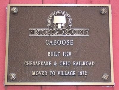 C & O Caboose Marker image. Click for full size.