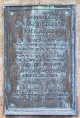 George Wharton Marriott Marker image. Click for full size.