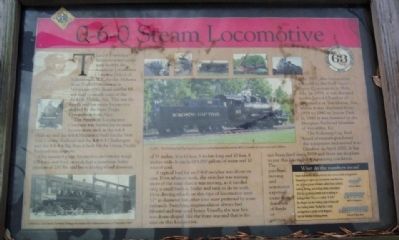 0-6-0 Steam Locomotive Marker image. Click for full size.
