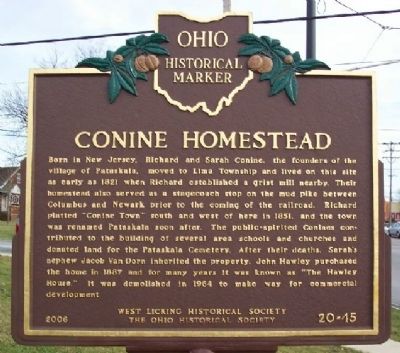 Conine Homestead Marker image. Click for full size.