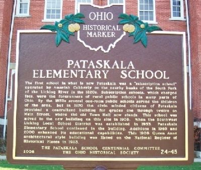 Pataskala Elementary School Marker image. Click for full size.