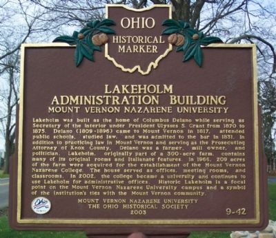 Lakeholm Administration Building Marker image. Click for full size.
