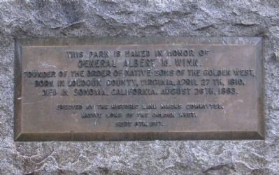 General Albert M. Winn Marker image. Click for full size.