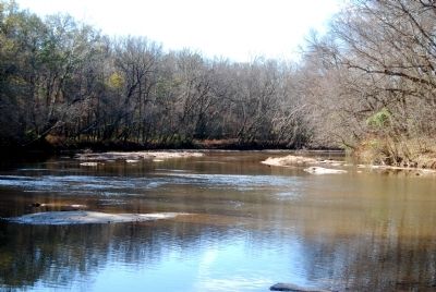 Enoree River Looking West from Bridge Ruins image. Click for full size.