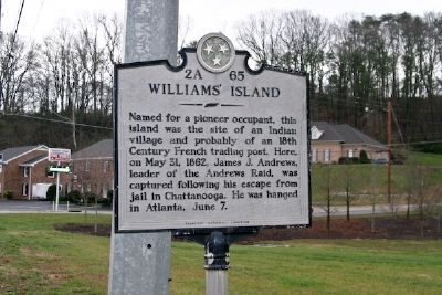Williams' Island Marker. Click for full size. Williams' Island Marker image. Click for full size.