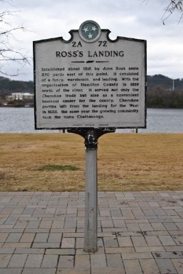 Ross's Landing Marker. Click for full size. Ross's Landing Marker image. Click for full size.