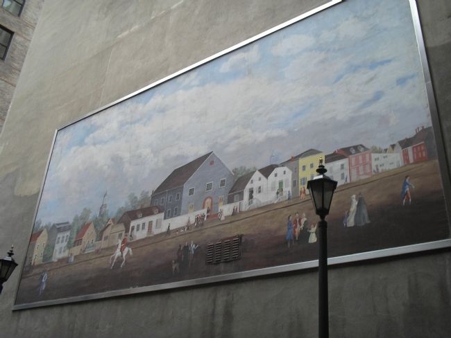 Mural in Courtyard image. Click for full size.