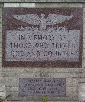 North Hampton Veterans Memorial Center Panel image. Click for full size.