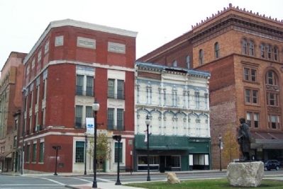 Site of Springfield's First Church Marker. Click for full size. Site of Springfield's First Church Marker image. Click for full size.