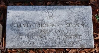 Clement Hoffman Stevens Tombstone image. Click for full size.