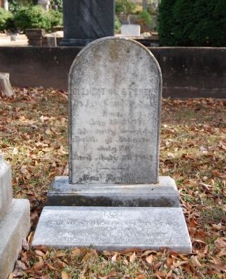 Clement Hoffman Stevens Tombstone image. Click for full size.