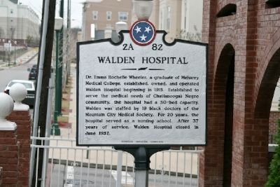 Walden Hospital Marker image. Click for full size.