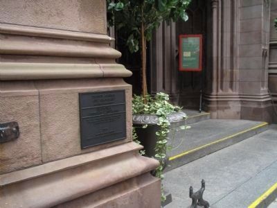 Trinity Church Nat'l Historic Landmark Marker. Click for full size. Trinity Church Nat'l Historic Landmark Marker image. Click for full size.